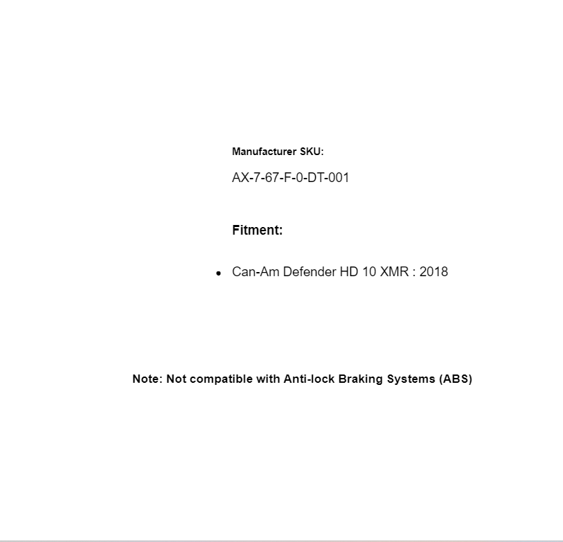 SuperATV Rhino 2.0 Front Axle for Can-Am Defender HD 10 XMR 2018 - Image 7