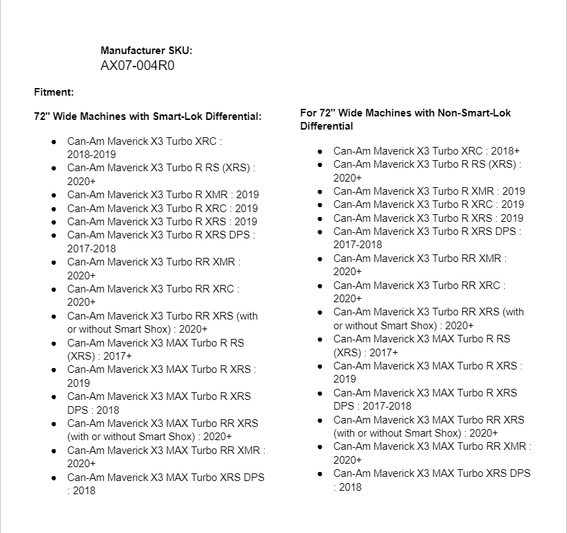 SuperATV Rhino 2.0 Heavy Duty Rear Axle for 72 Inch Can-Am Maverick X3 Turbo MAX - Image 6