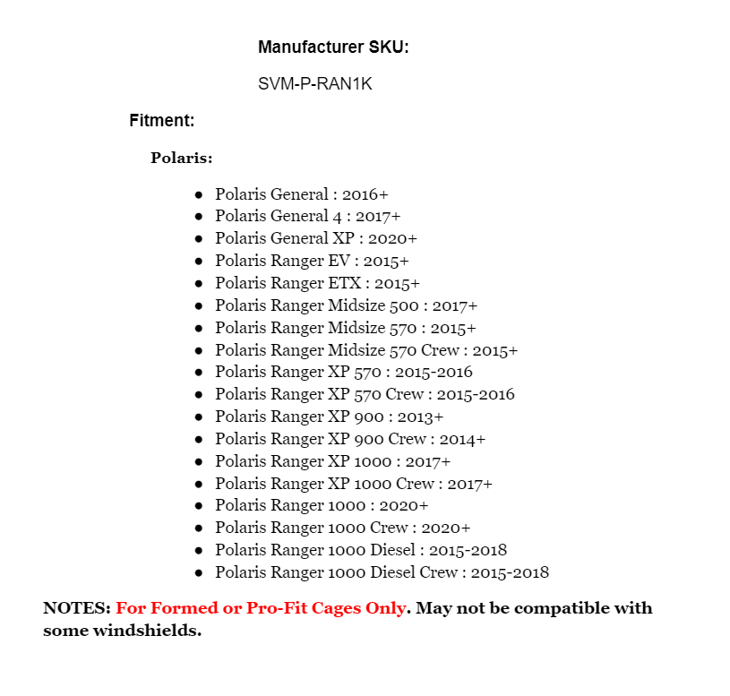 SuperATV Side View Mirror Pair for Polaris Can-Am UTVs w Formed Pro-Fit Cage - Image 8