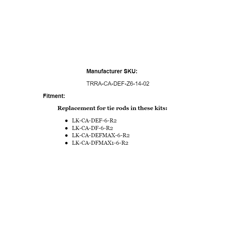 SuperATV Heavy Duty Z-Bend Replacement Tie Rods for Can-Am Defender 6" Inch Lift - Image 4