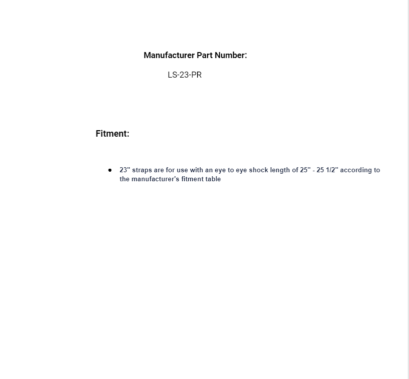 SuperATV 23" Nylon Limiting Straps Rated Up To 7000 lbs for UTV Polaris RZR Pair - Image 5