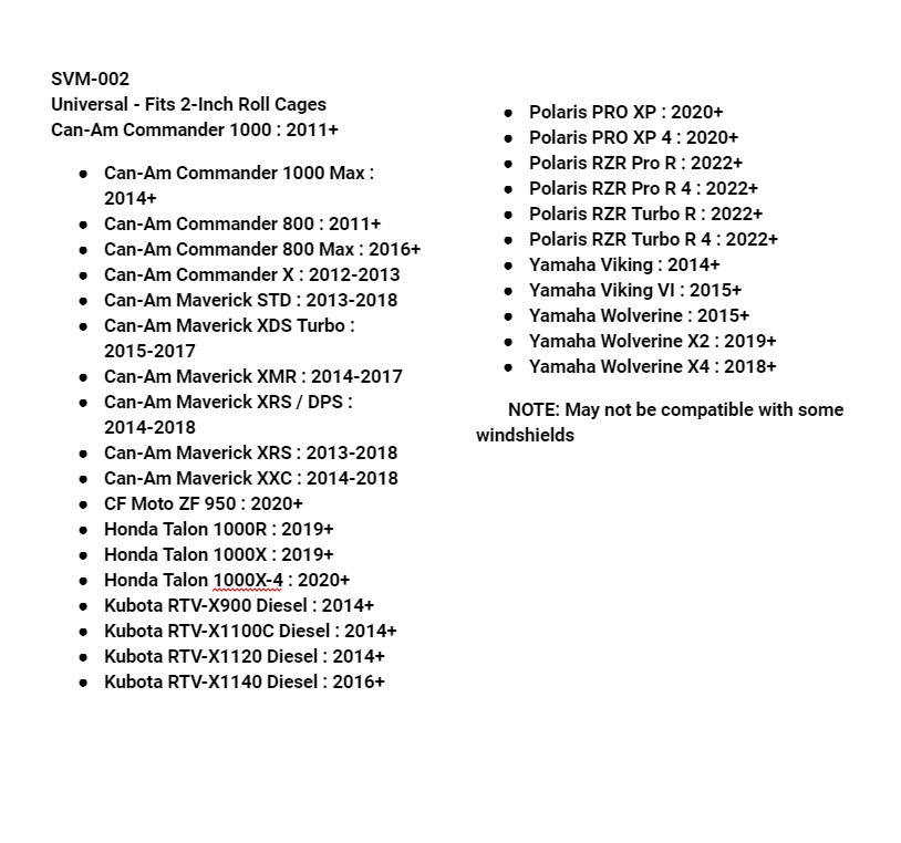 SuperATV Side-View Mirrors for Polaris PRO XP / 4 With 2" Inch Roll Cage - Pair - Image 5