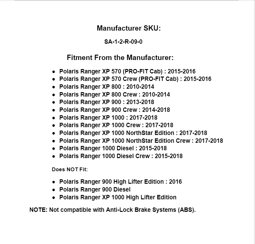 SuperATV ADR HD Rear Axle for Polaris Ranger XP 570/800/1000 / Ranger - Image 3