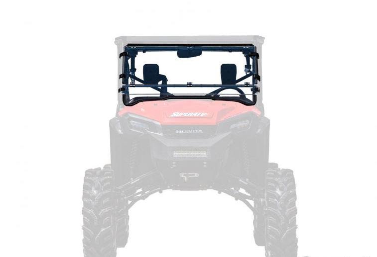 SuperATV Scratch Resistant Flip Down Windshield For Honda Pioneer 1000 / 1000-5 - Image 5