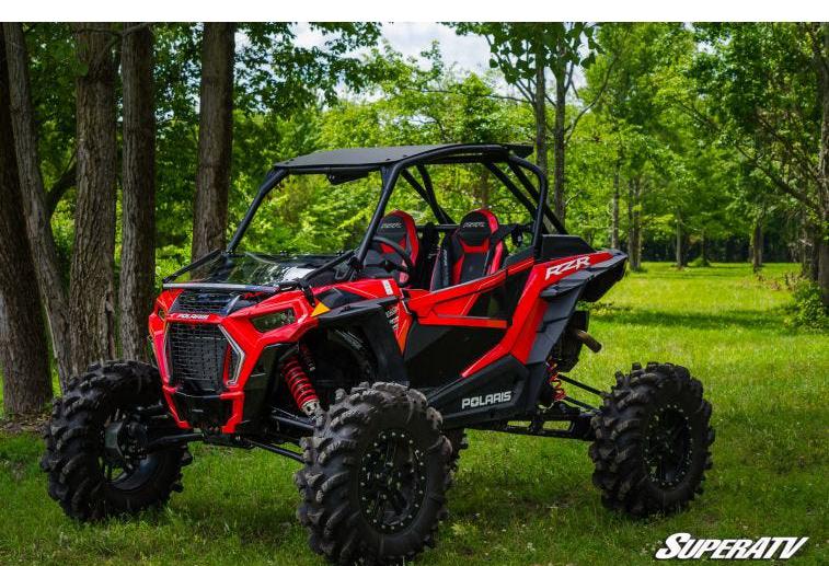 SuperATV Scratch Resistant Flip Down Windshield For Polaris RZR XP Turbo S/4 - Image 6