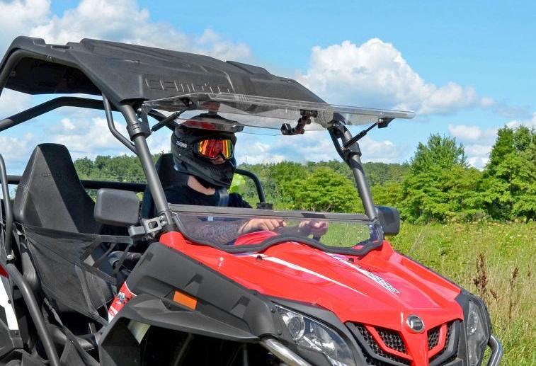 SuperATV Scratch Resistant Flip Windshield For CFMOTO ZForce - Image 5