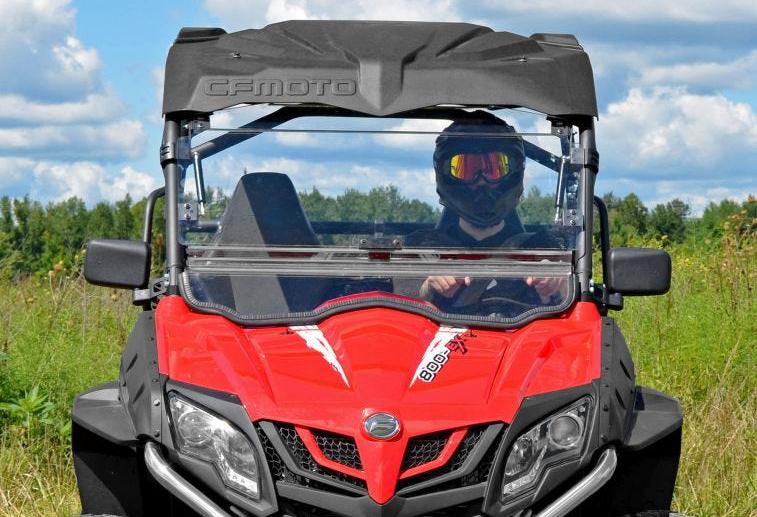 SuperATV Scratch Resistant Flip Windshield For CFMOTO ZForce - Image 4