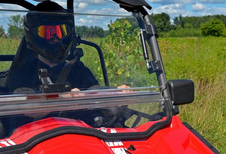SuperATV Scratch Resistant Flip Windshield For CFMOTO ZForce - Image 2