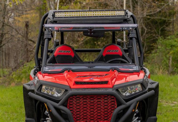 SuperATV Scratch Resistant Flip Windshield For Polaris RZR / XP 1000 / XP Turbo - Image 10
