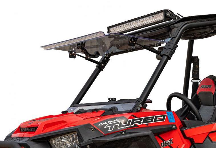 SuperATV Scratch Resistant Flip Windshield For Polaris RZR / XP 1000 / XP Turbo - Image 8