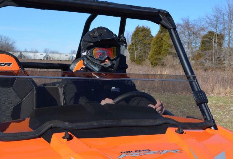 SuperATV Light Tint Half Windshield For Polaris RZR Turbo/ XP 1000 - See Fitment - Image 4