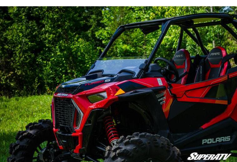 SuperATV Dark Tint Half Windshield For Polaris RZR Turbo S / RZR Trail