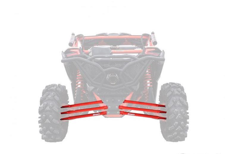 SuperATV Red Boxed Radius Arms For Can-Am Maverick X3 72" (6 Rods) - Image 5