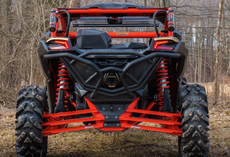 SuperATV Red Boxed Radius Arms For Can-Am Maverick X3 72" (6 Rods) - Image 4