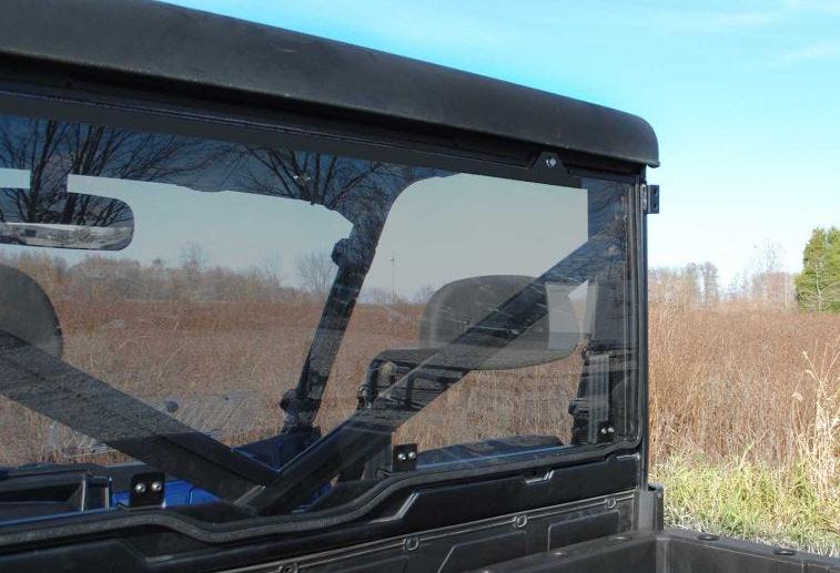 SuperATV Scratch Resistant Light Tint Rear Windshield For Polaris Ranger XP / Bobcat - Image 2