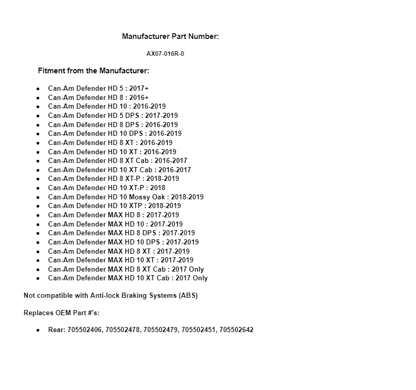 SuperATV Rhino 2.0 Heavy Duty Rear Axle for Can-Am Defender - Image 5