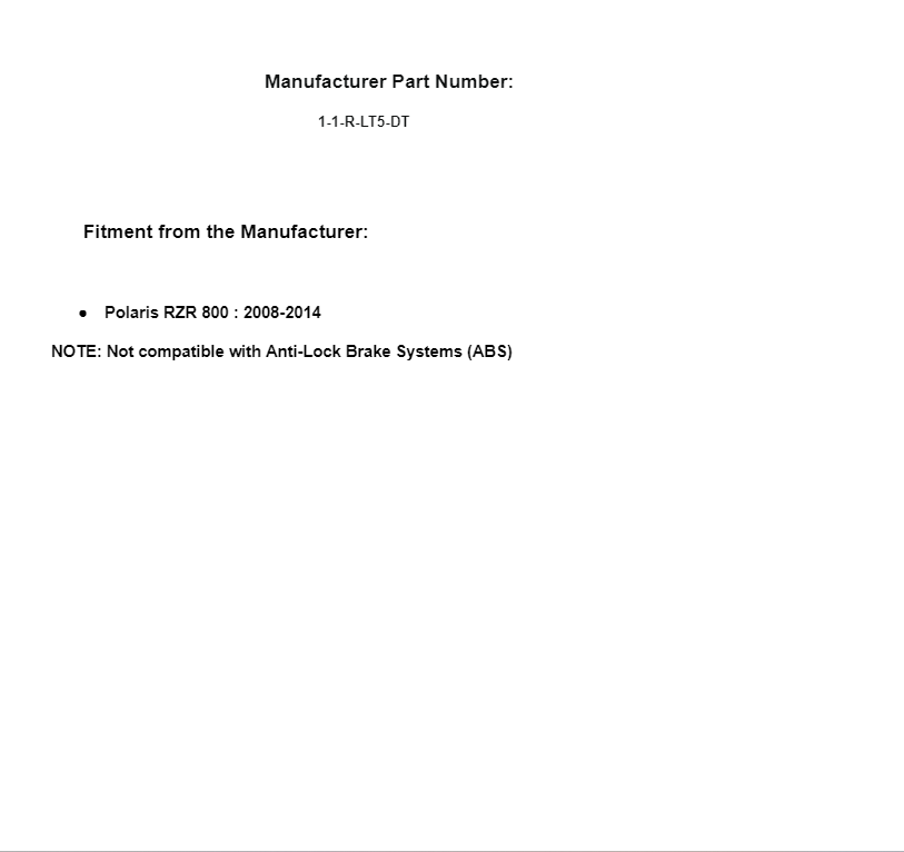 SuperATV Rhino Long Travel REAR CV Axle for Polaris RZR 800 (2008-2014) - Image 3