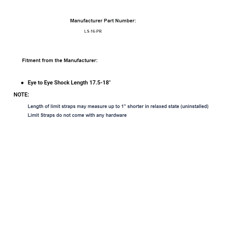 2 SuperATV 16'' Nylon Limiting Straps Rated Up To 7000 lbs for UTV Polaris RZR - Image 5