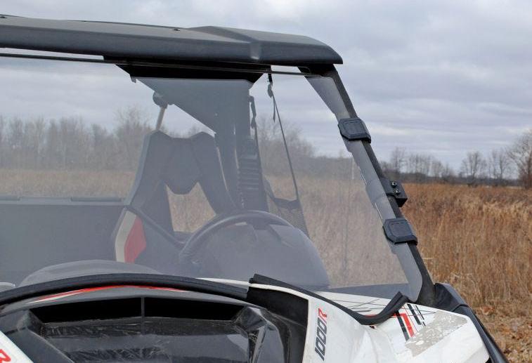 SuperATV Scratch Resistant Full Front Windshield for Can-Am Maverick - Image 5