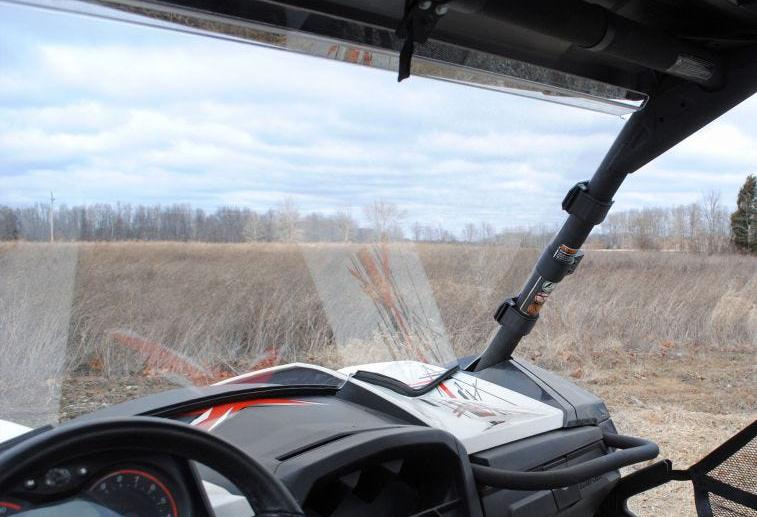 SuperATV Scratch Resistant Full Front Windshield for Can-Am Maverick - Image 4