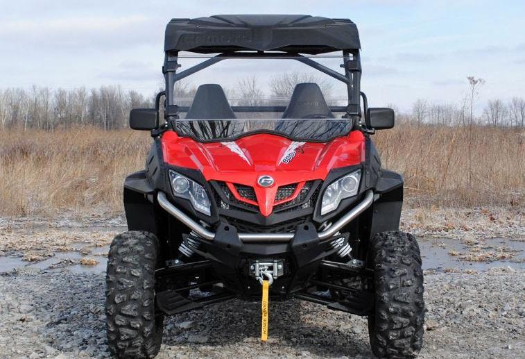 SuperATV Scratch Resistant Full Windshield For CFMOTO ZForce - Image 5
