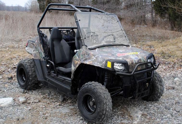 SuperATV Scratch-Resistant Full Windshield for Polaris RZR 170 2014+ - Image 4