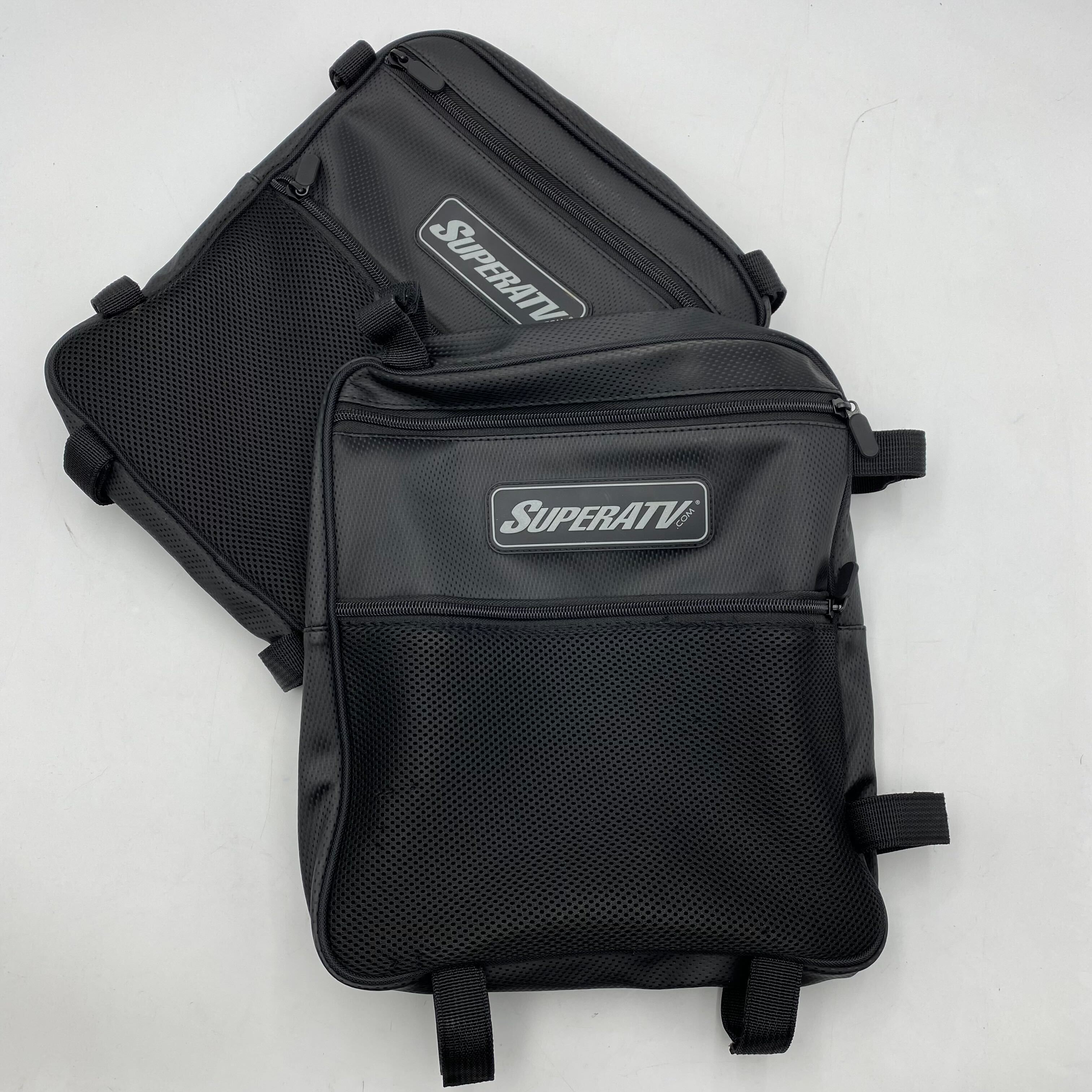 SuperATV Pair of Door Roll Cage Door Bags for Jeep Polaris UTV 1.5"-1.75" Tubing - Image 6