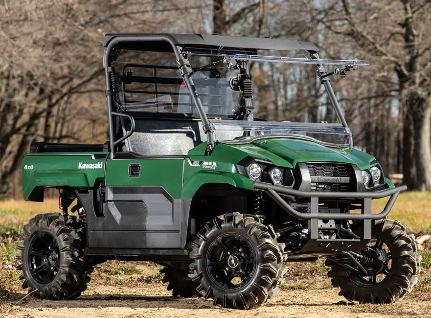 SuperATV Scratch Resistant Flip Windshield For Kawasaki Mule PRO-MX 2019+ - Image 9