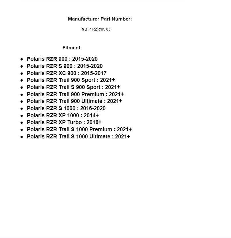 SuperATV Red Heavy Duty Rock Slider Nerf Bars for Polaris RZR XP 900/1000 /Turbo - Image 4