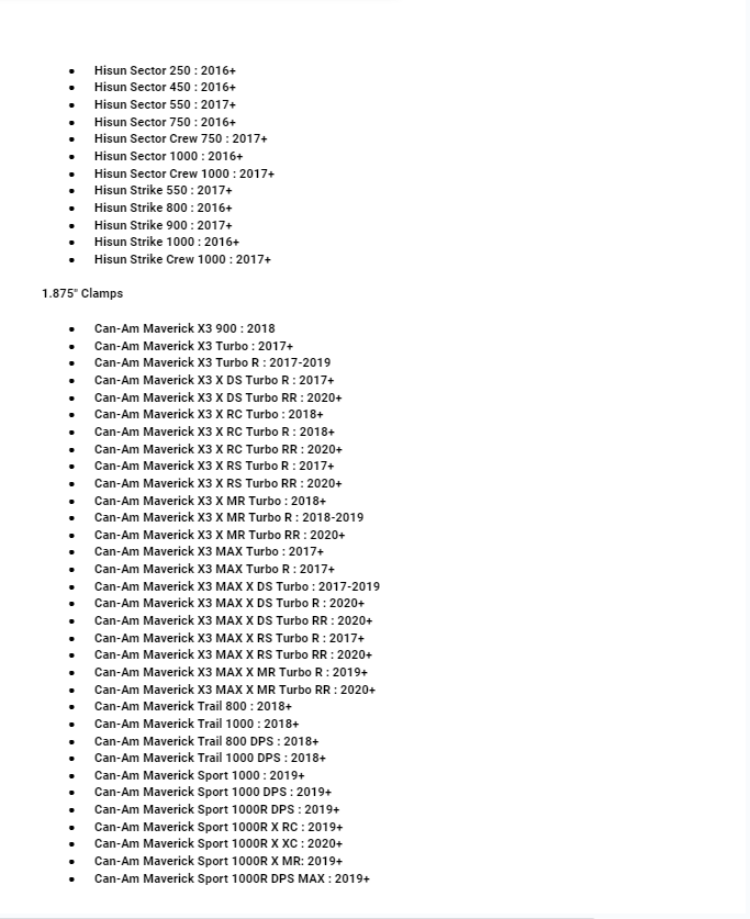 SuperATV 17" Curved Rear View Mirror for Hisun Sector / Strike / Can-Am 1.875'' - Image 5