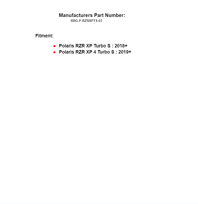 SuperATV Heavy Duty Red Rear Bumper for Polaris RZR XP Turbo S / 4 - Image 5