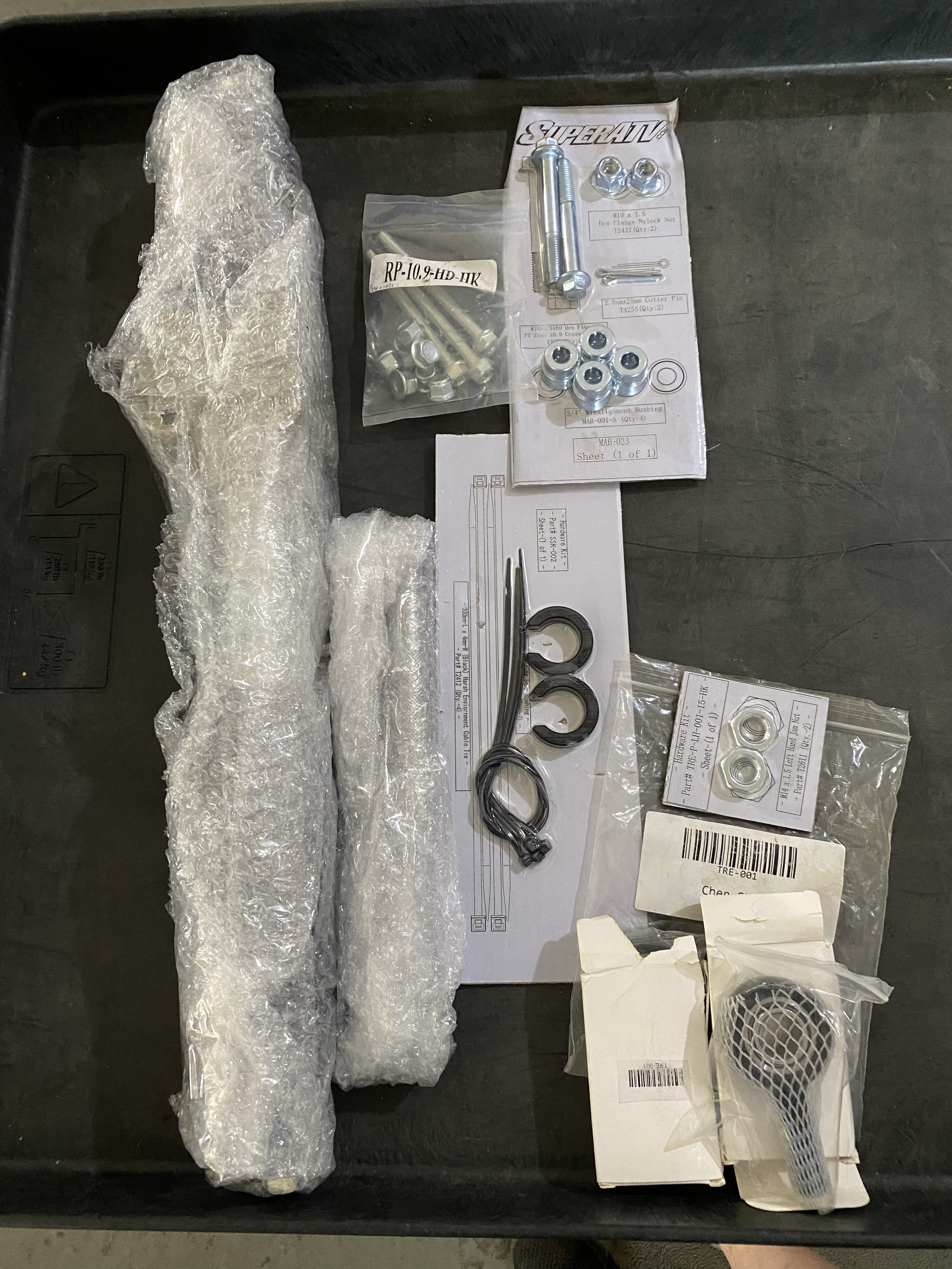 SuperATV RackBoss Heavy Duty Steering Rack and Pinion for Polaris Ranger 800/900