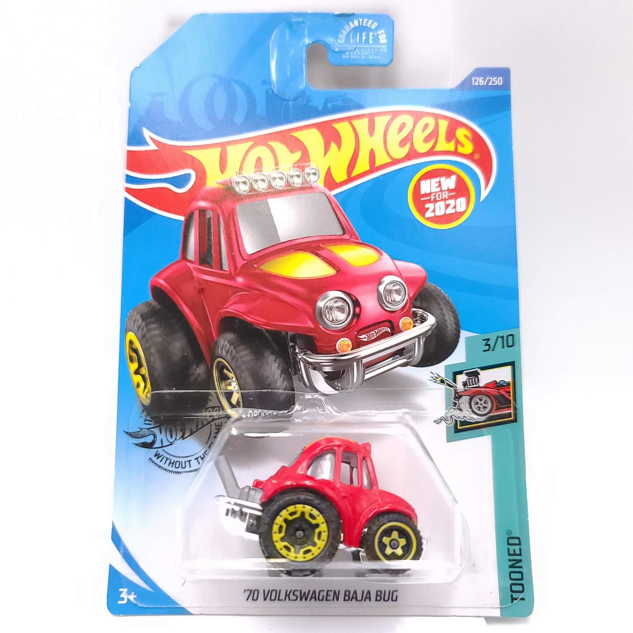 Hot Wheels 1970 VOLKSWAGEN Baja Bug Red Type 1 VW Beetle Tooned 3 of 10 for sale online 