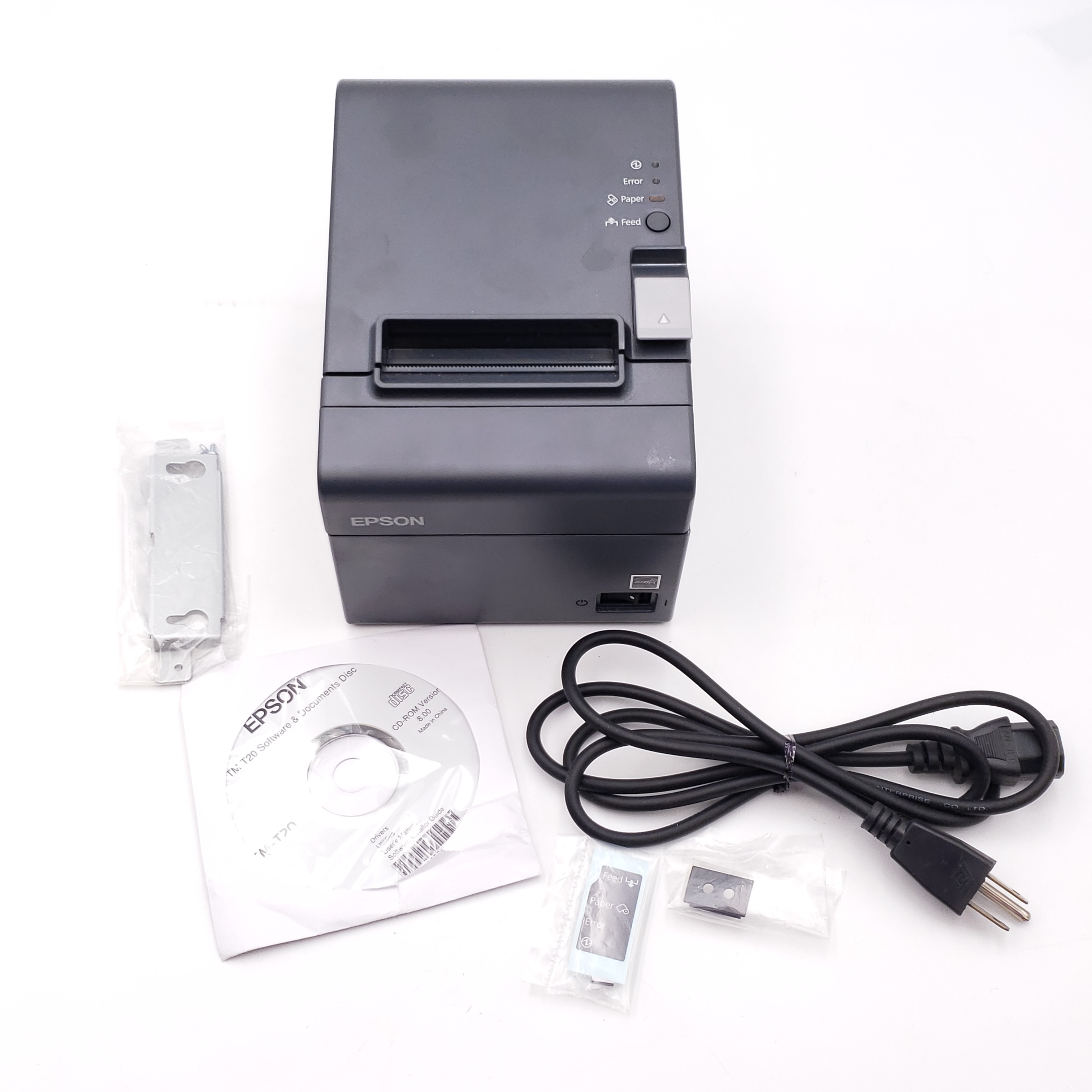 Epson TM-T20 M249A POS Thermal Receipt Printer USB Tested includes 2 cables 