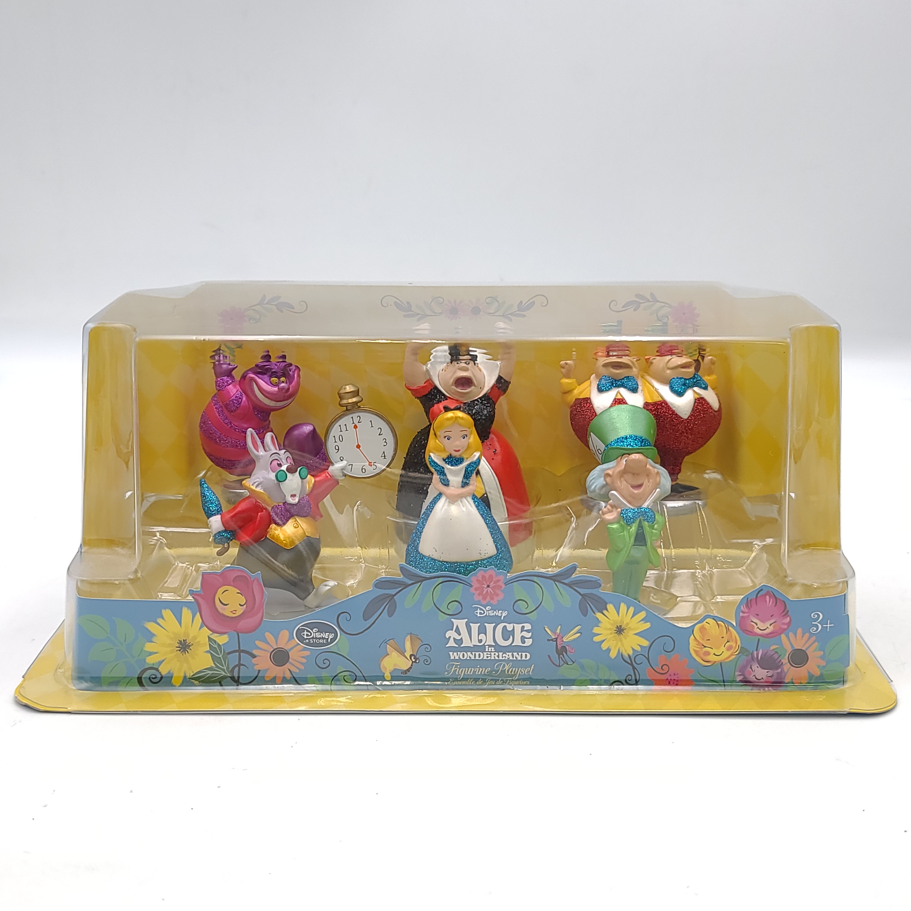 MINI Alice in Wonderland Playset 6pcs Figure Cake Topper Kids Child Toy Doll Set 