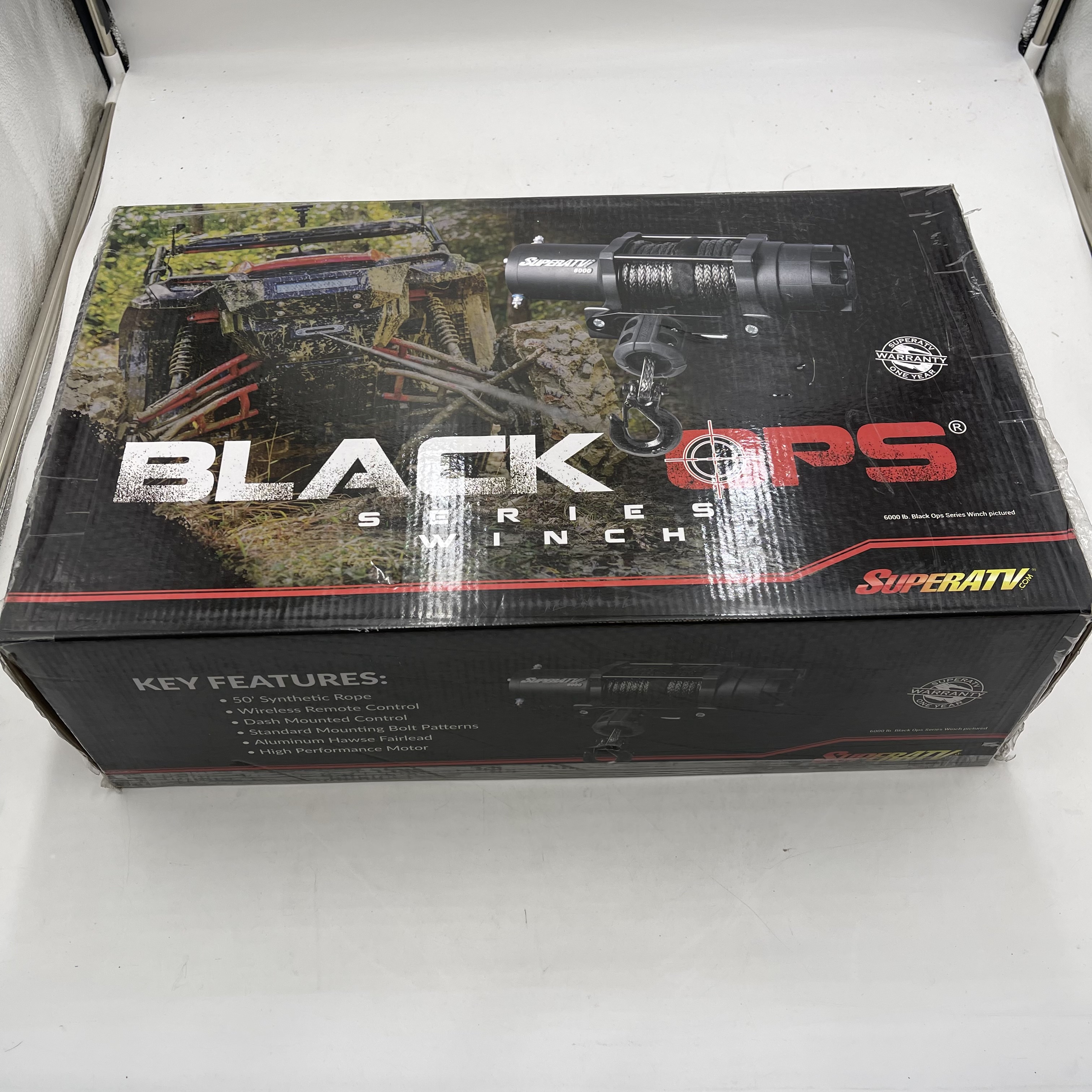 SuperATV 4500 Lb. UTV/ATV Winch With Wireless Remote & Synthetic Rope - Image 3