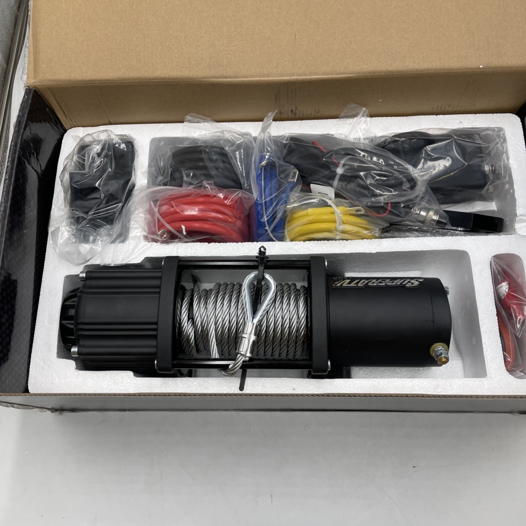 SuperATV Black Ops 4500 LB Winch With Wireless Remote & 20′ Steel Cable