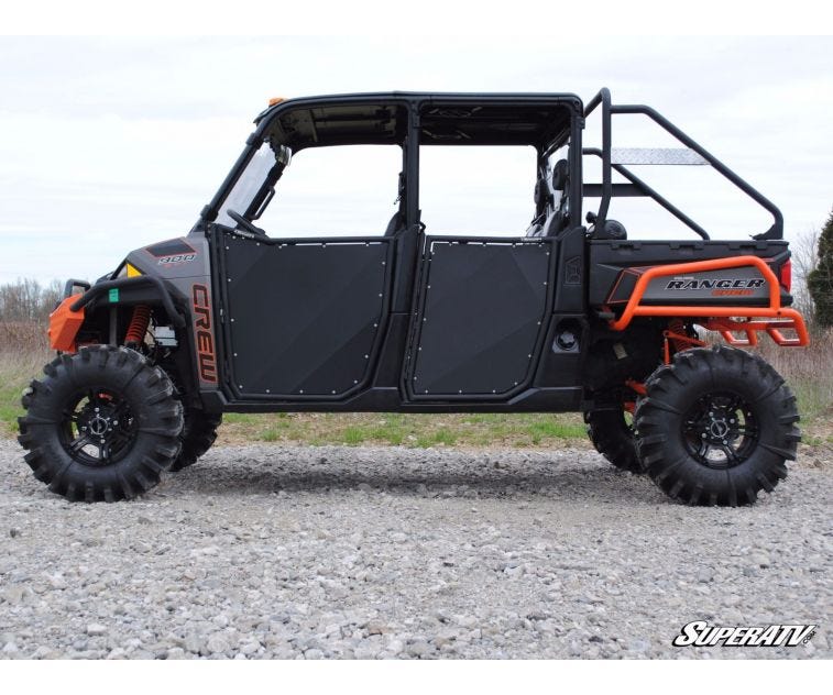 SuperATV Aluminum Doors For Polaris Ranger XP 570/900 Crew 4 Door Set - Image 2