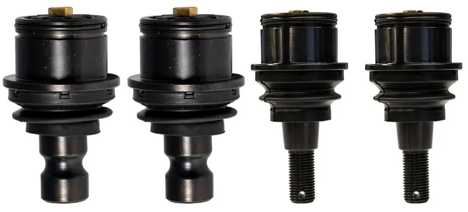 SuperATV Black Front High Clearance 2" Offset A-Arms for Can-Am Defender HD/MAX - Image 4