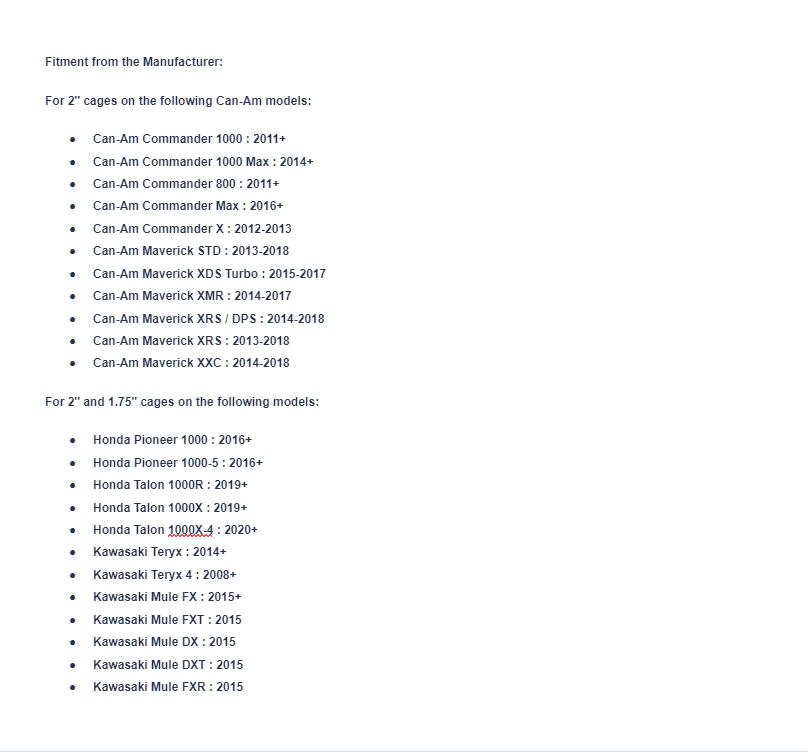 SuperATV 2'' UTV Roll Cage Rear View Mirror For Can-Am Polaris - Image 6
