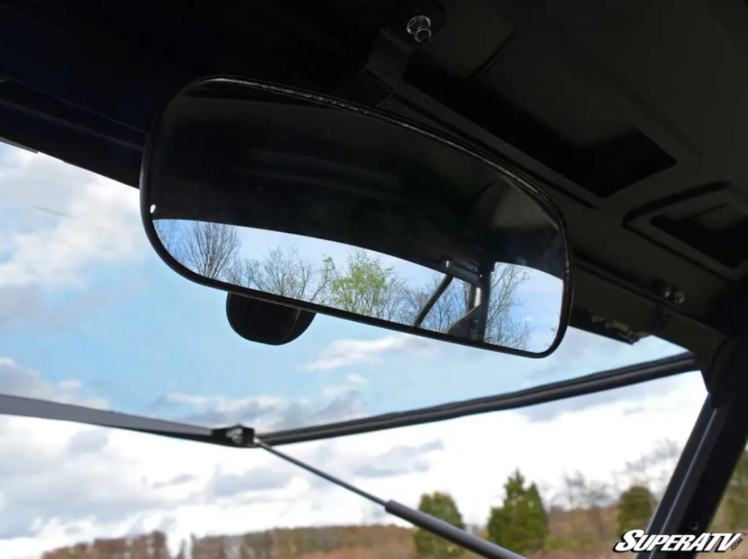 SuperATV 2'' UTV Roll Cage Rear View Mirror For Can-Am Polaris - Image 3