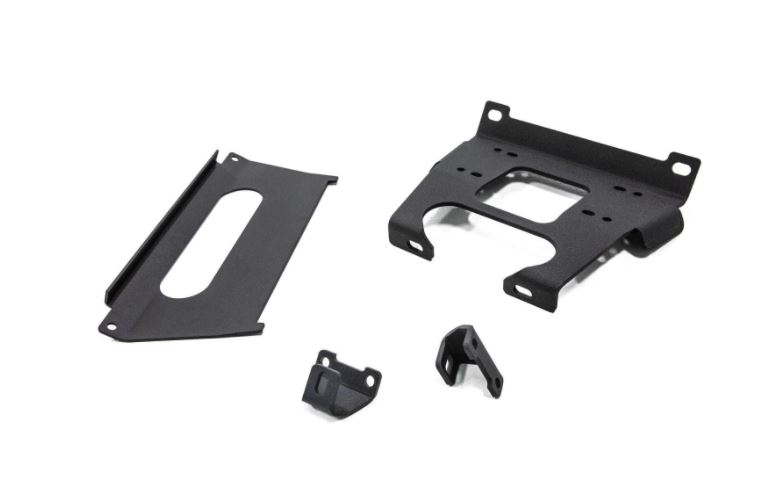 SuperATV Winch Mounting Plate for Polaris RZR XP Turbo / 4 (2017-2018)
