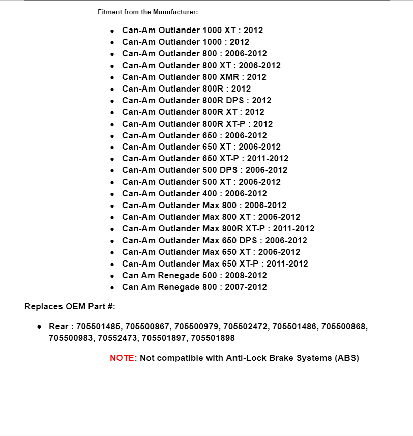 SuperATV Rhino Right-Rear Axle for Can-Am Outlander / Renegade 2006-2012 - Image 3