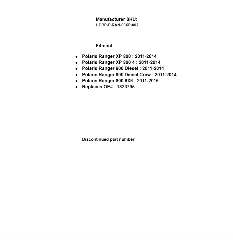 SuperATV RackBoss Heavy Duty Steering Rack and Pinion for Polaris Ranger 800/900 - Image 7