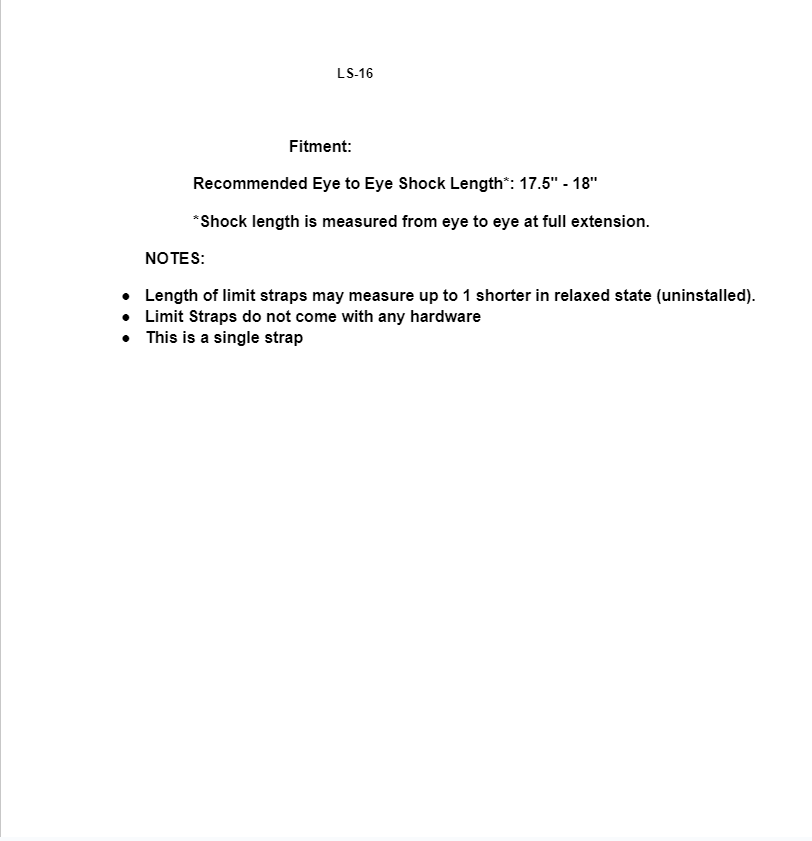 SuperATV 16" Inch Nylon 7,000-lb Suspension Limiting A-Arm Limit Strap - Single - Image 4