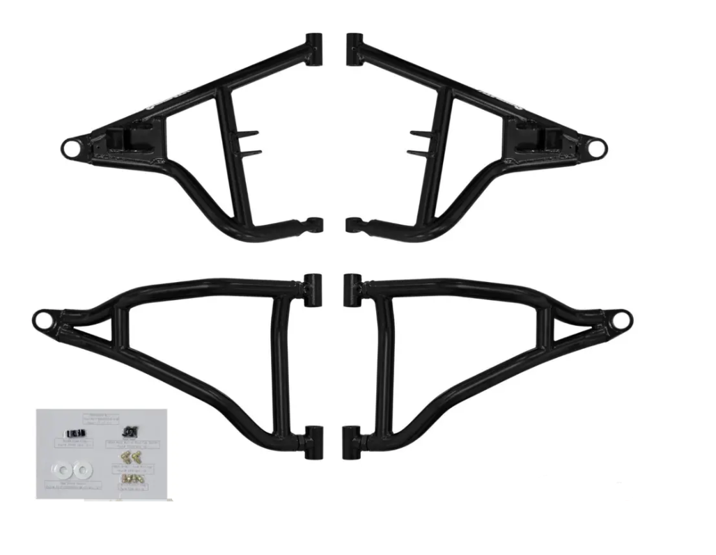 SuperATV 1.5" Offset High Clearance Front A-Arms For Polaris RZR S 1000 / 900 S - Image 4