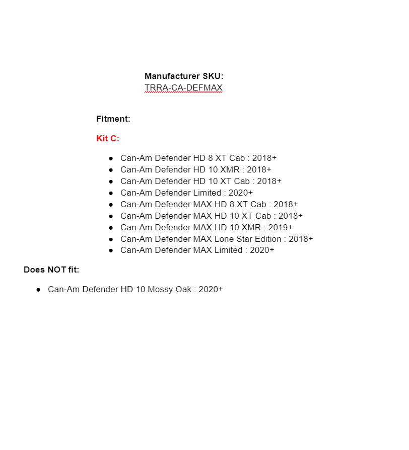 SuperATV Heavy Duty Tie Rod Kit C for Can-Am Defender HD / Max - Image 4