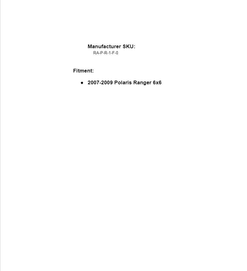 SuperATV Rhino Heavy Duty Front Axle For Polaris Ranger 6x6 2007-2009 - Image 4
