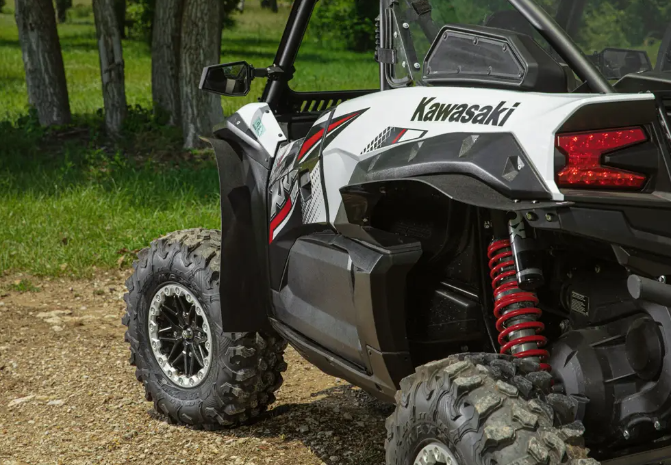 SuperATV Low Profile Fender Flares For Kawasaki Teryx KRX 1000 - Image 3