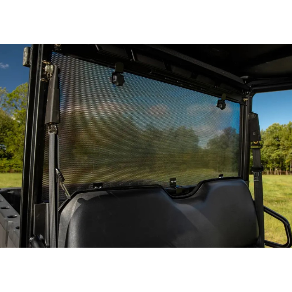 SuperATV Scratch-Resistant Texas Flag Rear Windshield for Polaris Ranger Midsize - Image 3